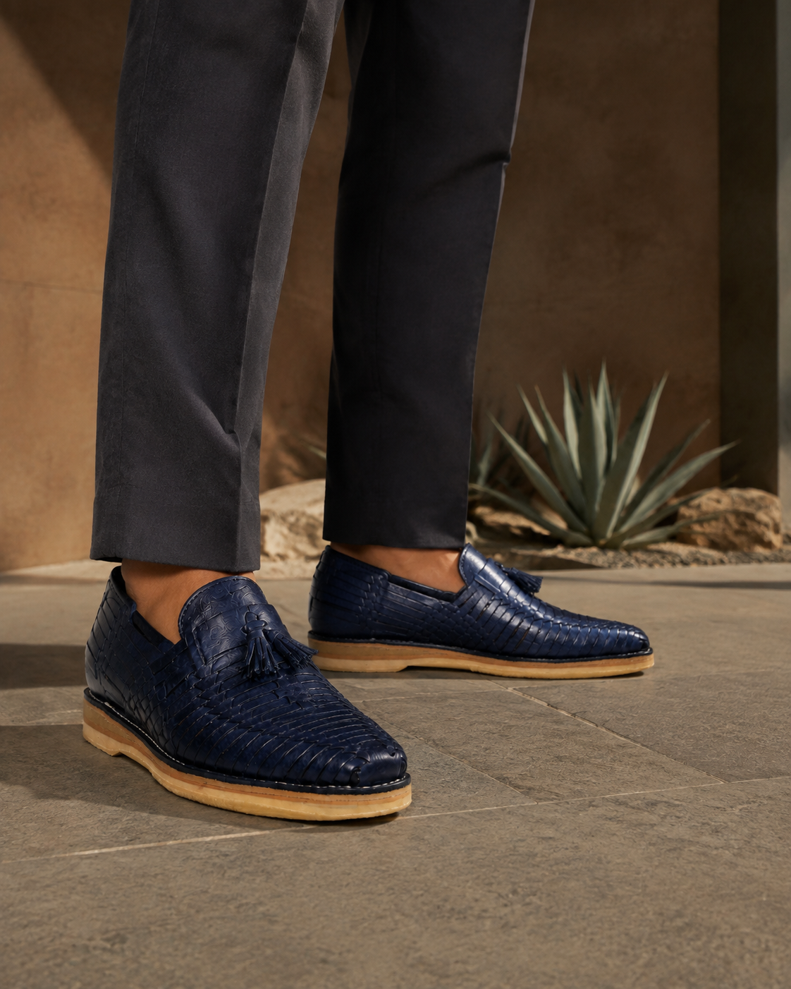 Huarache Kawil — Azul Marino