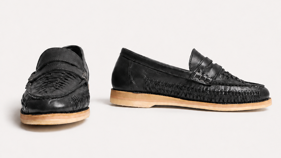 Huarache Chaac — Negro Grafito